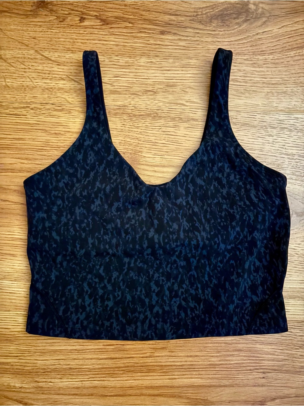 Lululemon Align Tank Top Leopard Camo Deep Coal Multi 8